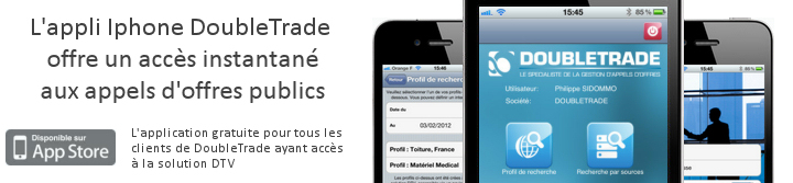 Application Iphone DoubleTrade